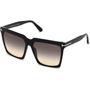 Tom Ford Sabrina FT0764 Square Sunglasses for Women + BUNDLE With Designer iWear Eyewear Kit