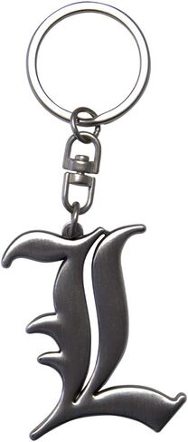 ABYSTYLE Death Note L 3D Metal Keychain Anime Manga Accessories Merch Gift in Saudi Arabia