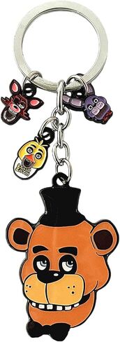 QIANGAO Five Night Freddys Keychain Anime Cosplay Jewelry Horror Keychain Gifts for Men Woman in Kuwait
