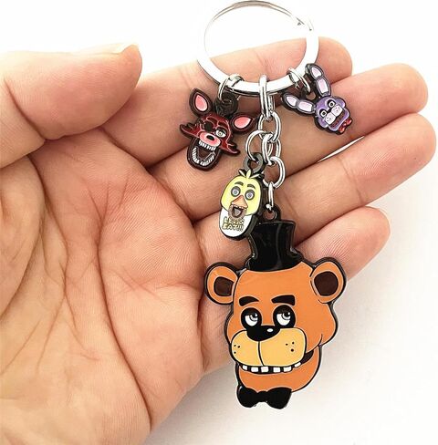 QIANGAO Five Night Freddys Keychain Anime Cosplay Jewelry Horror Keychain Gifts for Men Woman in Kuwait
