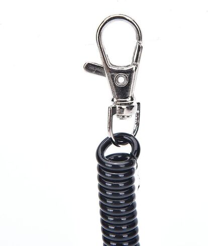 Yawtncyw Blue Spiral Stretch Keychain Elastic Spring Rope Key Ring, Anti-lost Keyring Unisex Wrist Coil Key Cord Clasp Hook Women's Keyrings and Keychains in Kuwait