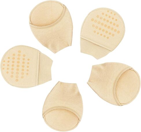 مجموعة من 5 جوارب نسائية من Lovful غير قابلة للانزلاق عند أصابع القدم، جوارب نصف مبطنة غير قابلة للانزلاق in Kuwait