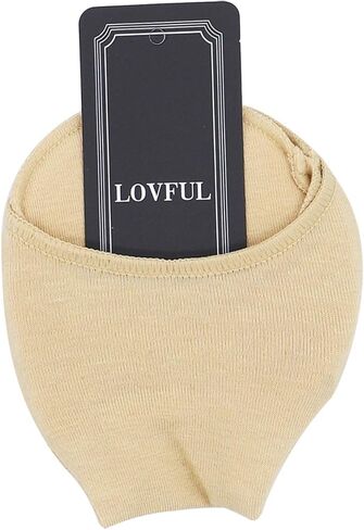 مجموعة من 5 جوارب نسائية من Lovful غير قابلة للانزلاق عند أصابع القدم، جوارب نصف مبطنة غير قابلة للانزلاق in Kuwait