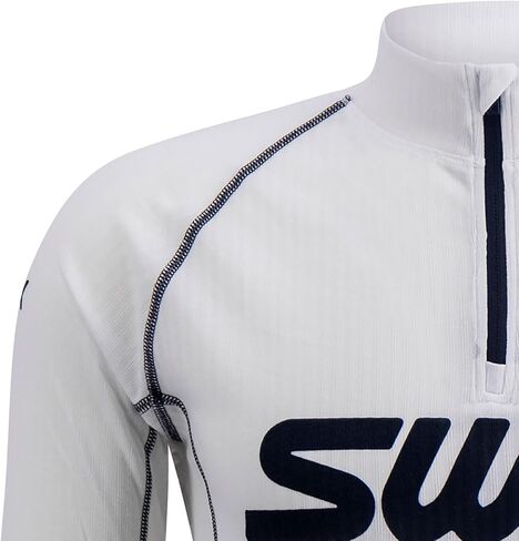 Swix Men's Racex Classic Half Zip Long Sleeve Quick-Drying Stretch Slim Fit Baselayer Top in Saudi Arabia