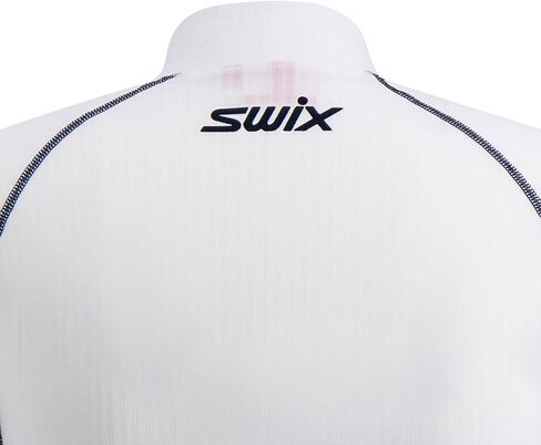 Swix Men's Racex Classic Half Zip Long Sleeve Quick-Drying Stretch Slim Fit Baselayer Top in Saudi Arabia