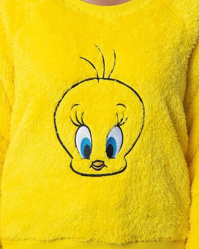 طقم بيجامة نوم للسيدات من INTIMO Looney Tunes سترة وسروال قصير من Tweety Bird in Kuwait