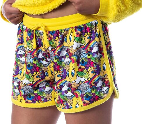 طقم بيجامة نوم للسيدات من INTIMO Looney Tunes سترة وسروال قصير من Tweety Bird in Kuwait