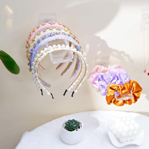 حامل عصابة الرأس، حامل ربطة رأس، 3 قطع من الأكريليك للتعليق منظم لإكسسوارات الشعر للنساء والفتيات in Kuwait