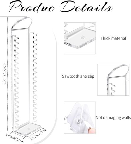 حامل عصابة الرأس، حامل ربطة رأس، 3 قطع من الأكريليك للتعليق منظم لإكسسوارات الشعر للنساء والفتيات in Kuwait
