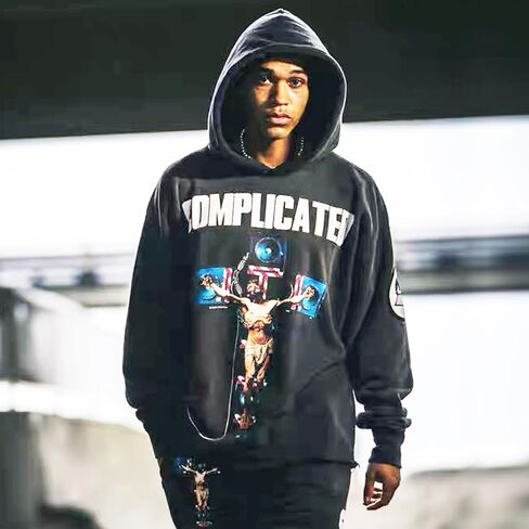 هوديي Arnodefrance Vintage Saint Graphic in Kuwait