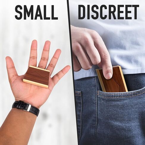 علبة خاتم الخطوبة للاقتراح - صندوق خاتم خشب برازولي - صندوق حامل خاتم صغير للخطوبة - حامل خاتم رجالي فريد in Kuwait