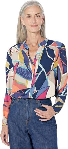 NIC+ZOE Women's Plus Size Jigsaw Leaf Top in Saudi Arabia