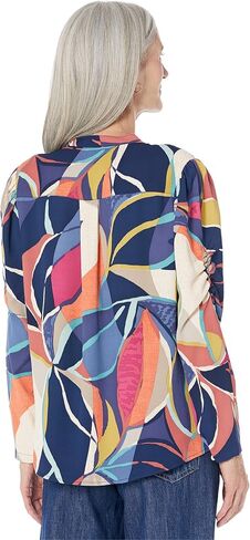 NIC+ZOE Women's Plus Size Jigsaw Leaf Top in Saudi Arabia