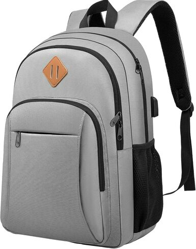 Beaulyn Travel Backpack for Men Women, Large Laptop Backpack with Anti Theft Pocket & USB Charging Port - Classic Bookbag for School, College,Work, Travel in Saudi Arabia