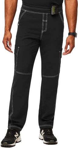 FIGS Axim Cargo Utility Scrub Pants for Men — Classic Fit, Straight Leg, 7 Pockets, 4-Way Stretch — Amazon Exclusive in Kuwait