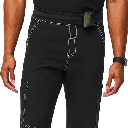 FIGS Axim Cargo Utility Scrub Pants for Men — Classic Fit, Straight Leg, 7 Pockets, 4-Way Stretch — Amazon Exclusive in Kuwait