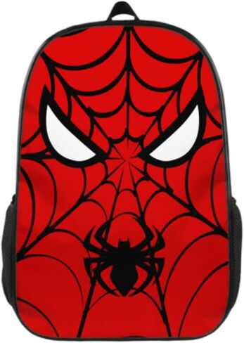saonmycak Large Capacity 17" Boys Girls Premium Material Durable Lightweight Simple Backpack Shoulder Bags Personality Design, Black, One Size in Saudi Arabia