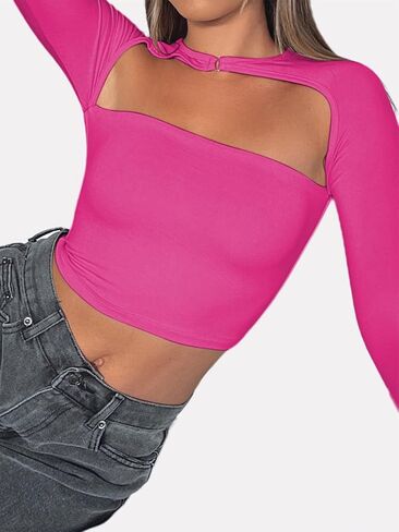 قميص علوي نسائي قصير الأكمام مثير للخروج من SOFIA'S Choice in Kuwait