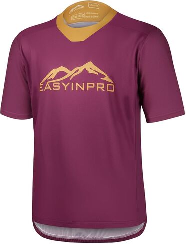 CEROTIPOLAR Men's Loose Fit Cycling Jersey Bike Shirts 3 Rear Pockets Wicking, Breathable, Fast Dry in Saudi Arabia