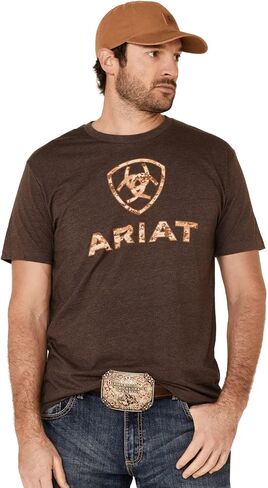قميص رجالي من ARIAT مطبوع عليه MNS Liberty USA ديجي مموه بني منقط in Saudi Arabia