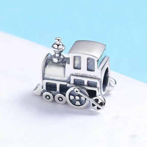 سحر القطار 925 من الفضة الاسترليني خرز خيط سحر السفر مناسب للأساور الساحرة للنساء in Kuwait