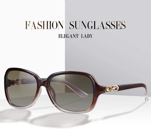 Tnnaiko Polarized Oversized Sunglasses Womens Trendy Classic Driving Sun Glasses Ladies Sunglasses, with UV400 Protective in Saudi Arabia