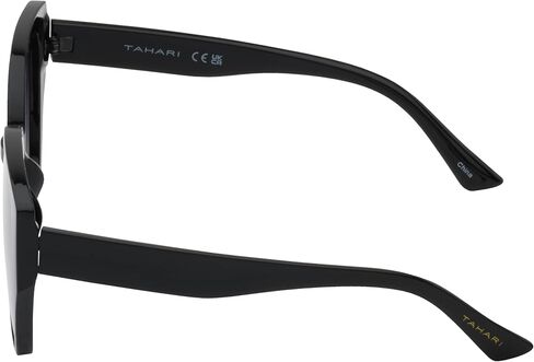 نظارات شمسية مربعة واقية للسيدات من TAHARI Th859 Cat Eye 100% UV400. هدايا أنيقة لها، 54 ملم in Kuwait