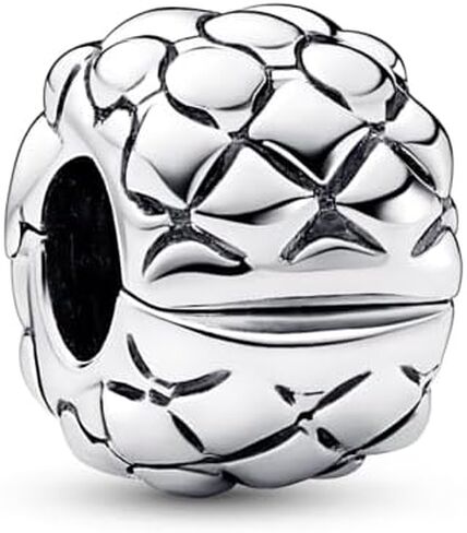Pandora Studded Clip Charm in Sterling Silver, With Gift Box in Saudi Arabia