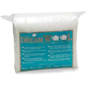 Quilters Dream Wool Batting Twin Size 72" x 93"