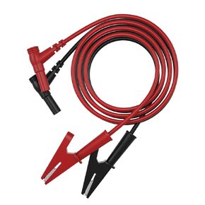 2pcs Banana Plug to Alligator Clip Test Lead Cable Line Wire, 4mm Banana Plug for Multi-Meter, Electrical Test Jumper Wire 100cm/3.3ft J.70056A