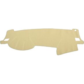 X AUTOHAUX Car Dashboard Cover Beige Polyester Non-Slip Mat Protector Carpet Sun Proof for Subaru Legacy Outback 2005-2009