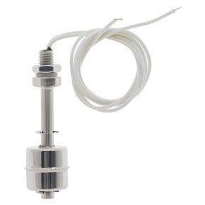 YXQ 100mm Stainless Steel Float Switch Liquid Water Level Sensor Monitor Vertical Fish Tank Mini M10,10W 0.5Amp