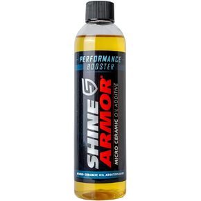 Engine Oil Additive Performance Booster - Shine Armor Oil Additive for Car Engine Treatment with Friction and Stiction Eliminator Nanoparticles - Gas and Diesel Engine Treatment to Extend Longevity