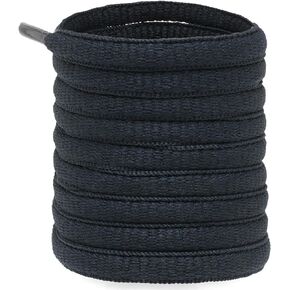 UGY® Navy Blue Oval Laces, Half Round Athletic Shoelaces for Sneakers, 63 inch (160cm)