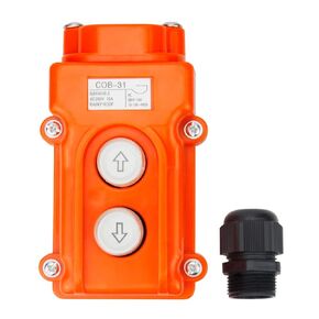 Monmentary Up Down Button Hoist Pushbutton Switch COB31 AC250V 15A AC380V 10A