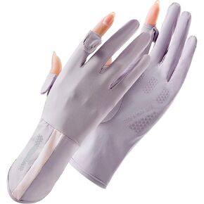 Women UV Sun Protection Gloves Full Finger Touchscreen Non Slip Gloves Breathable Summer Outdoor Gloves for Women