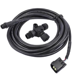 Engine Interface Cable NMEA2000 Connection with T Connector for Yamaha Outboard 2006 & Newer, Replace # 000-0120-37, 3004.6865-4.5 m (4.5m/15ft)