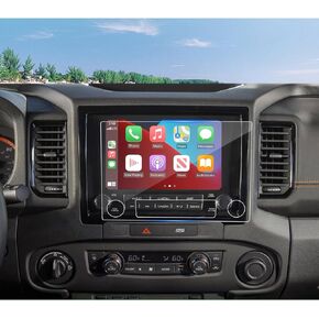 (2PC) 2022 2023 2024 Frontier Screen Protector for Nissan Frontier (S/SV/Midnight Edition) 8-inch Touch Screen, High Clarity Protective Film 2024 2023 Frontier Pickup Dispaly Accessories 8"