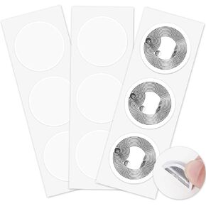 60Pcs NFC Tags Adhesive NFC Stickers Chip Rewritable Ntag 215 NFC Tags 504 Bytes Compatible with TagMo and Amiibo and NFC Enabled Mobile Phones Devices