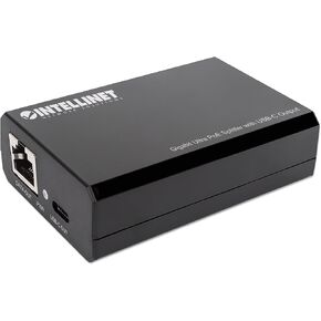 Intellinet Gigabit PoE++ Splitter Adapter with USB-C Output - PoE Power Budget of 45 W with 60 W Power Input Through IEEE 802.3bt Connection - 3 Yr Mfg Warranty - 561693 in Saudi Arabia