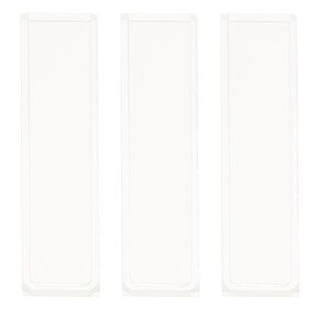 3pcs 5mm Laboratory Cuvette, Standard Clear Glass Cuvette Tool UV Quartz Cuvettes for Spectrometer Fluorescence Cuvettes for Spectrophotometer Cuvettes