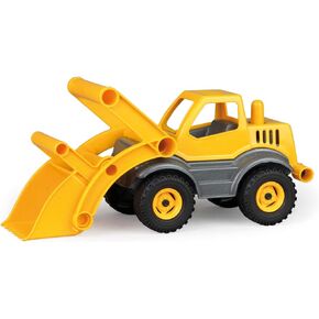 LENA® Eco Active Bulldozer Toy for Kids, Easy Grab Handle and Flip Open Cab, Super Sturdy Construction for Real Action (Digging In The Dirt Or Sandbox)