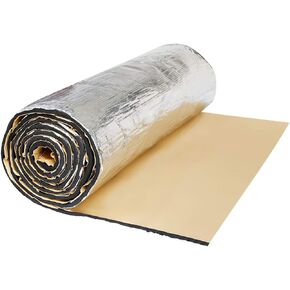 uxcell 236mil 6.46sqft Car Boat Audio Acoustic Reduce Sound Deadener Heat Insulation Dampening Mat 40"x24"