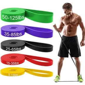 Pull Up Bands Set for Men & Women Resistance Bands for Workout, Stretching, Physical Therapy, Muscle Training - Exercise Bands for Working Out