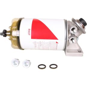 Boat Engine R90P 390RC 490R 690R 8159975 P551856 1393640 11LB-20310 R90T LM6854700390 FS19532 Fuel Filter Water Separator Assembly for Racor 390 490 690 790 Series Diesel Spin-On Marine, 30 Micron