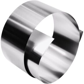 304 Stainless Steel Foil Roll, 0.1mm x 100mm x 1M, Metal Strip Sheet for Industry Machinery Electronic Equipment Hardware, Silver