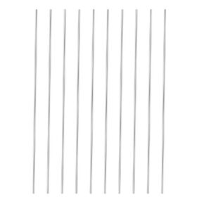 10PCS 304 Stainless Steel Model Metal Round Shaft 3mm x 300mm Solid Shaft Rod Positioning Fixing Dowel Pin Used for Gear Shafts Short Support Shafts Shaft Models Plane