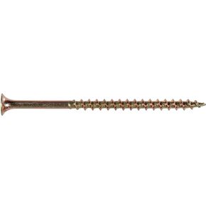 40894 Hillman No. 8 x 3 in. L Phillips Bugle Head Zinc-Plated Steel Wood Screws 50 pk, No Size, Gold/Yellow