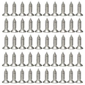 #6 x 5/8" Wood Screws 304 Stainless Steel Phillips Flat Head Screws Self Tapping Screws 100 Qty.
