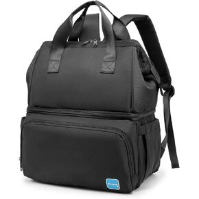 Portable Travel Backpack is Compatible with Xbox Series X Console, Suitcase is Equipped with 2 Independent Large Storage Spaces for Controller、Cables、Other Accessories.(Light Black) in Kuwait